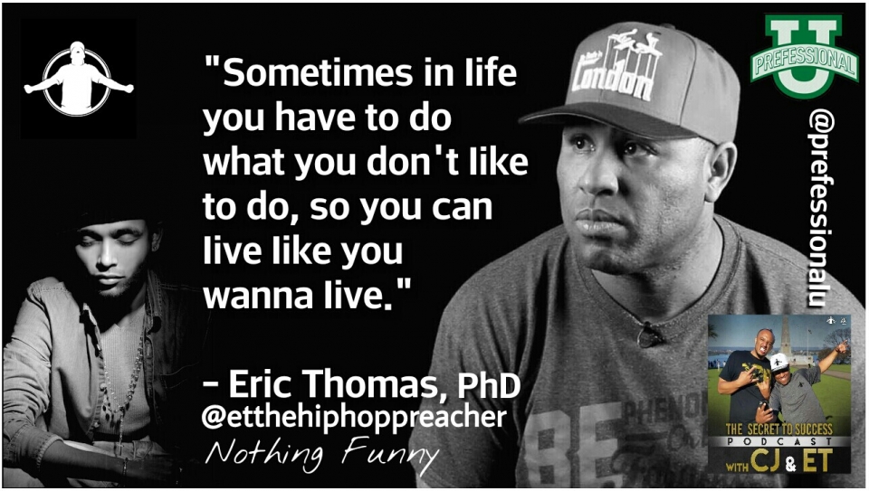 Dr. Eric Thomas Plays No Games With High School Students